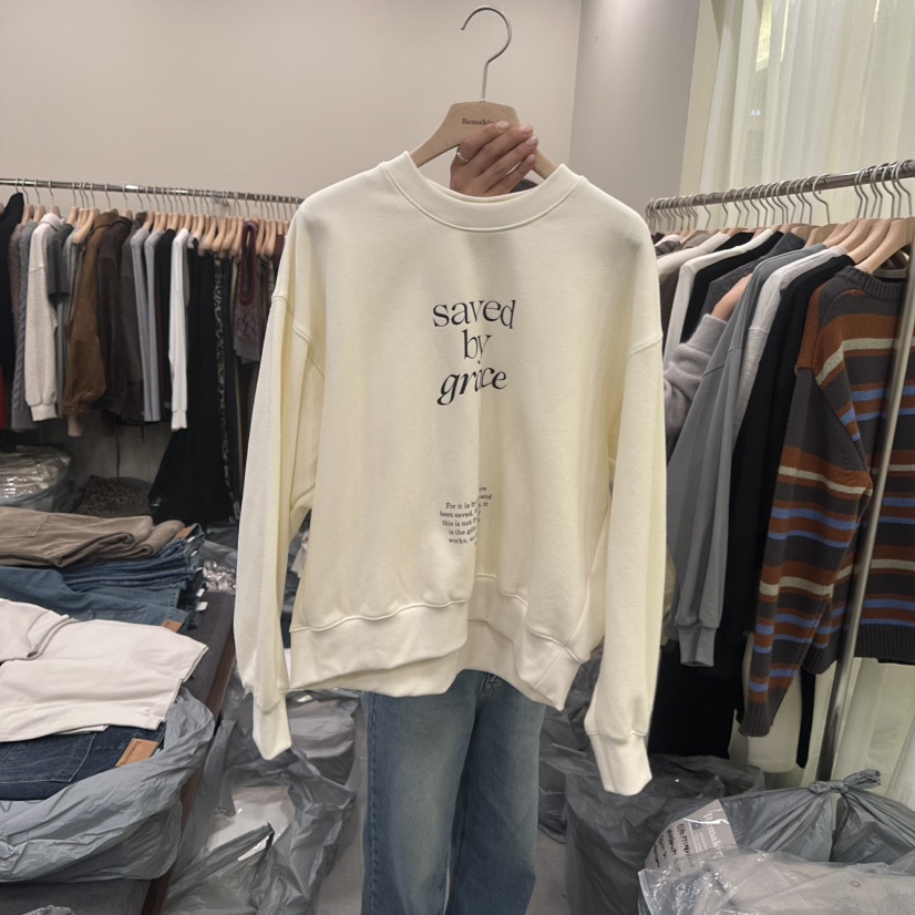 URBANSTORY/REMAKING東大門㊣代購女士新品時尚25秋冬衛衣Remaking/URBANSTORY衛衣圖色1