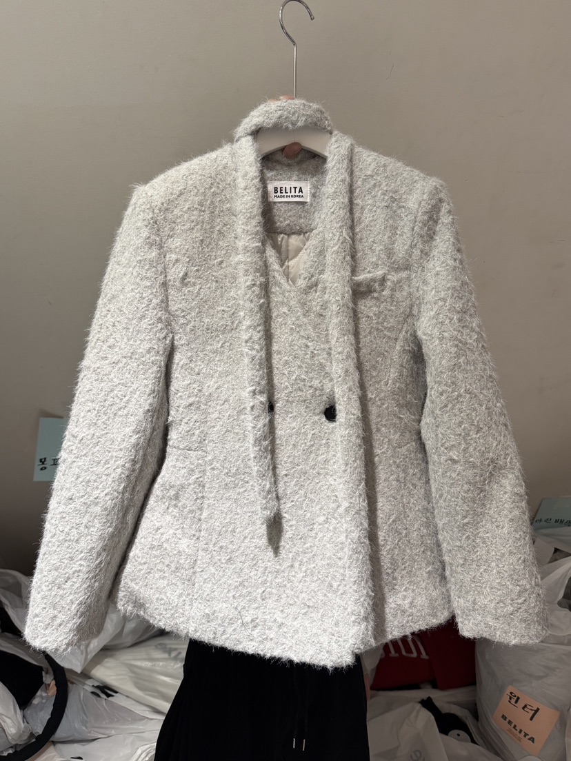 BELITA-L韓國直郵㊣女裝新品時尚人氣職業休閑25秋冬推薦夾克BELITA-L夾克圖色2