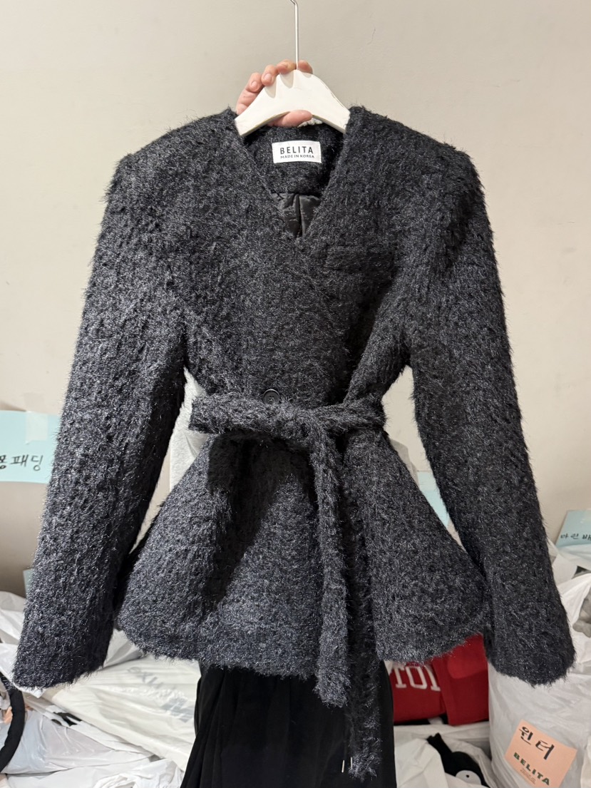 BELITA-L韓國直郵㊣女裝新品時尚人氣職業休閑25秋冬推薦夾克BELITA-L夾克圖色3