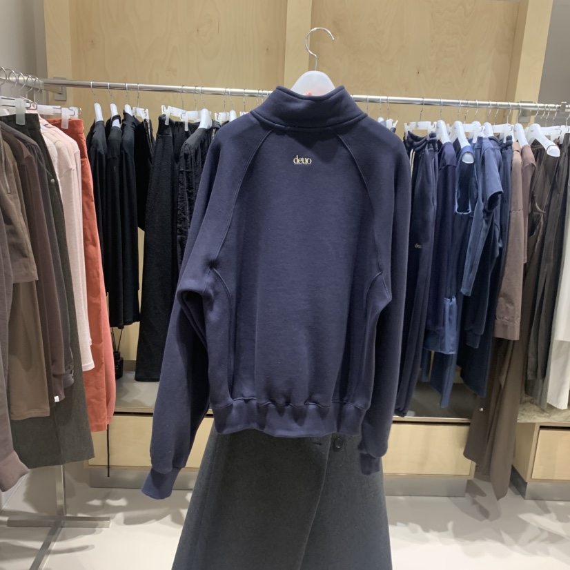 DEUO東大門㊣直郵女裝新品人氣職業休閑25秋冬衛衣抓絨高領DEUO衛衣