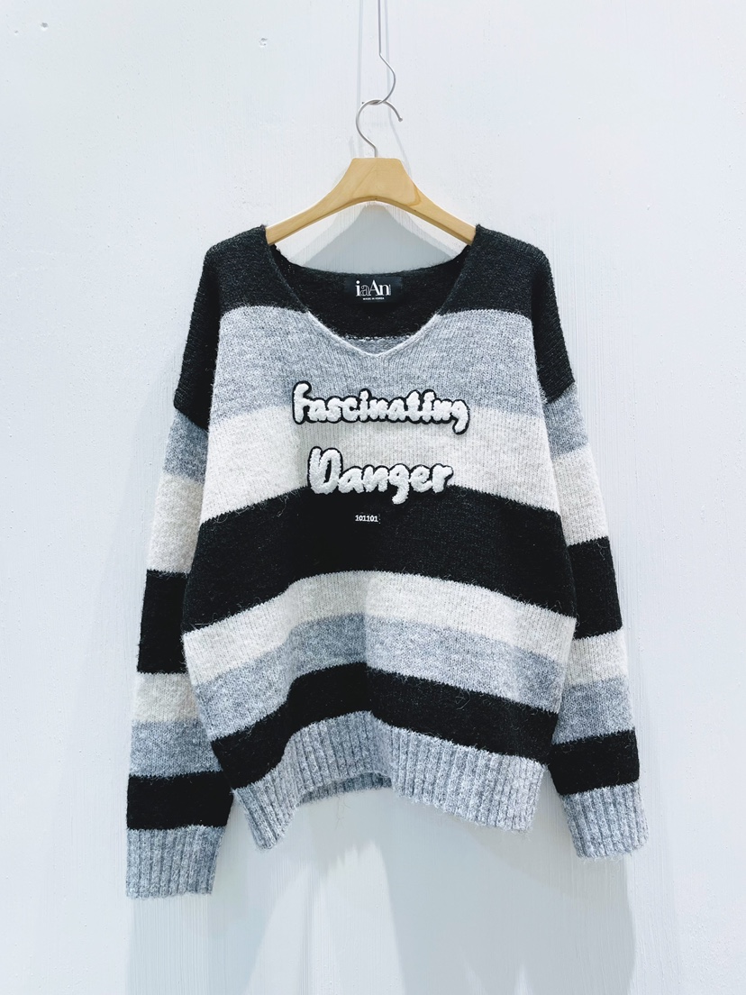 IAAN東大門㊣代購女士新款時尚休閑真品人氣推薦25秋冬針織衫iaAn針織衫圖色3