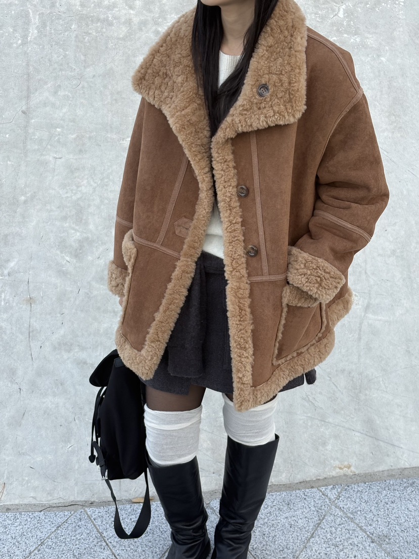 Verbena東大門㊣實拍女士新款時尚真品25秋冬推薦熱賣職業夾克Verbena夾克