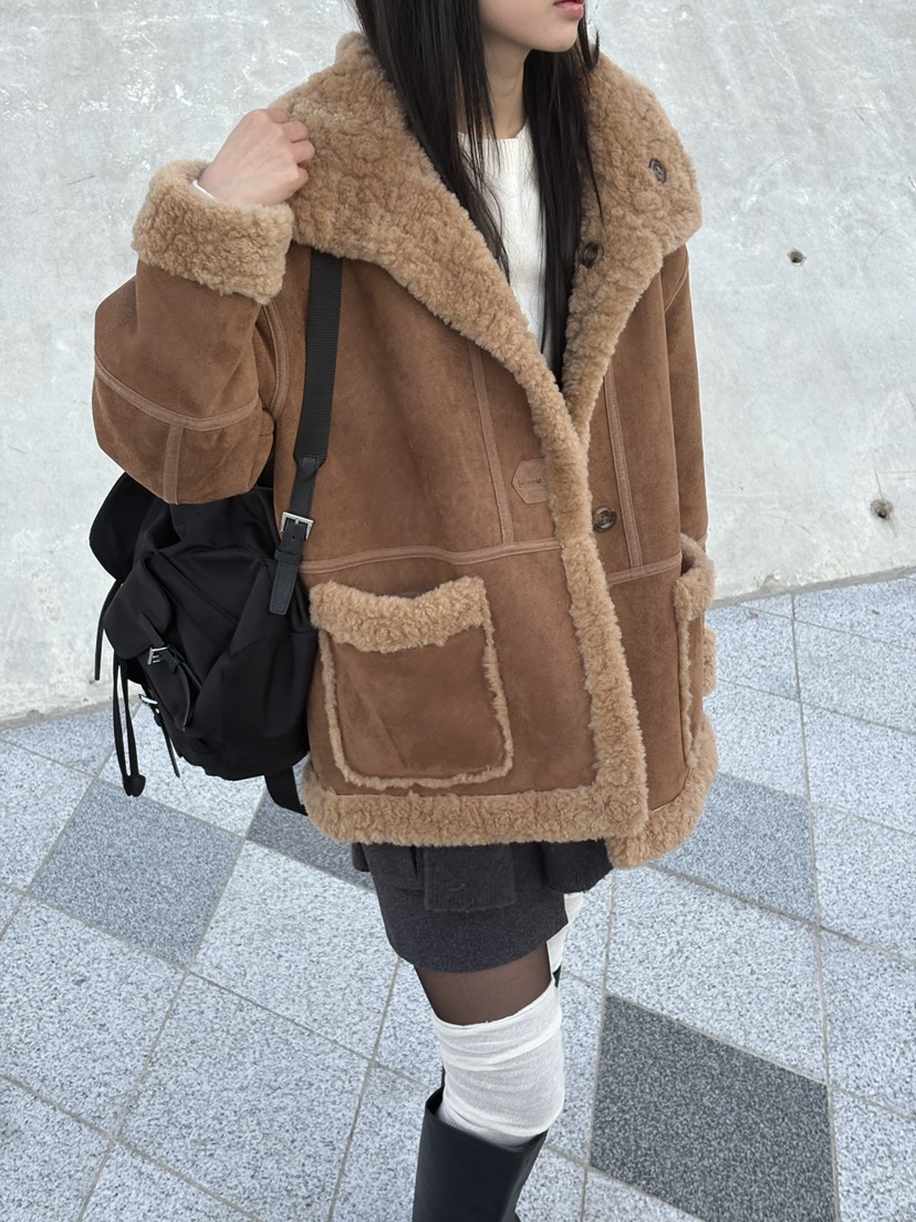 Verbena東大門㊣實拍女士新款時尚真品25秋冬推薦熱賣職業夾克Verbena夾克