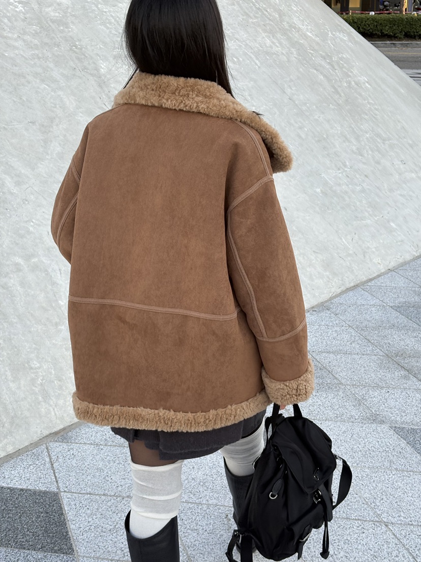 Verbena東大門㊣實拍女士新款時尚真品25秋冬推薦熱賣職業夾克Verbena夾克