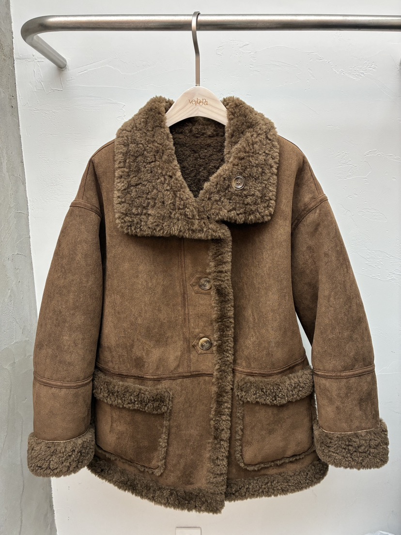 Verbena東大門㊣實拍女士新款時尚真品25秋冬推薦熱賣職業夾克Verbena夾克圖色2