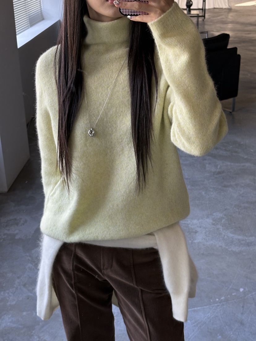 Verbena東大門㊣實拍女士新款推薦人氣休閑熱賣針織衫羊毛抓絨Verbena針織衫