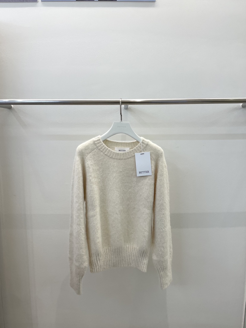 BETTER東大門㊣直郵女士新款人氣職業25秋冬針織衫毛圈羊毛BETTER針織衫圖色1