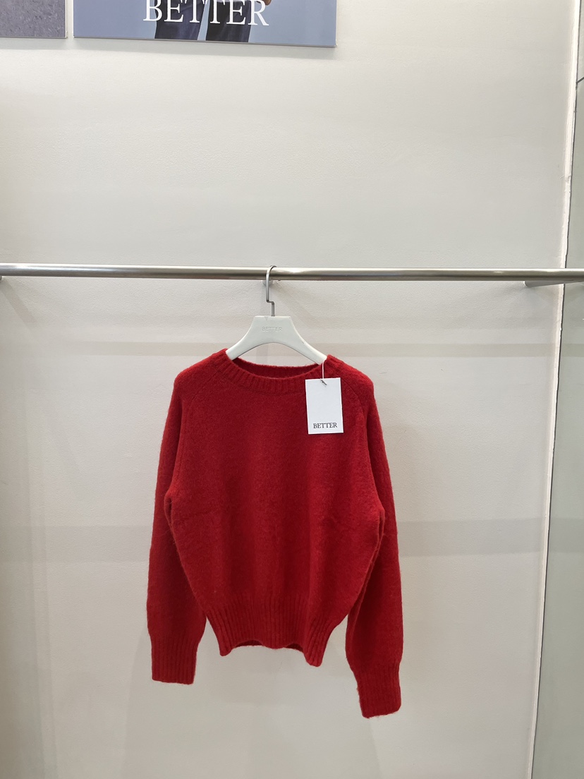 BETTER東大門㊣直郵女士新款人氣職業25秋冬針織衫毛圈羊毛BETTER針織衫圖色3