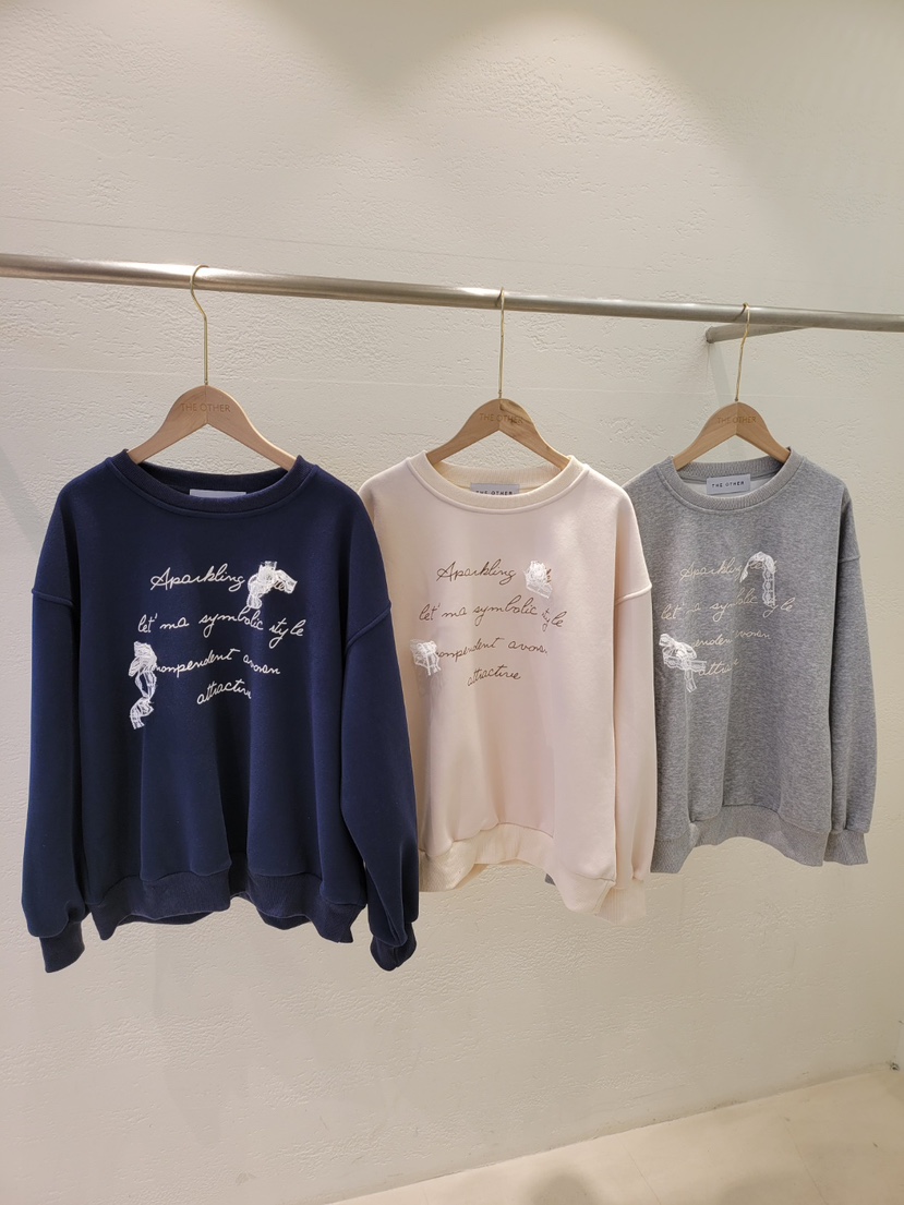 THE OTHER東大門㊣代購女裝新款時尚熱賣推薦25秋冬職業衛衣THE OTHER衛衣