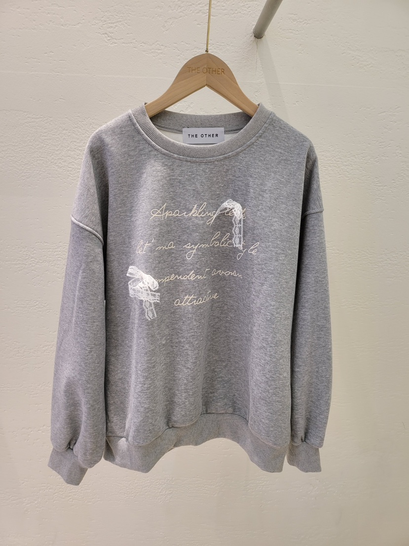 THE OTHER東大門㊣代購女裝新款時尚熱賣推薦25秋冬職業衛衣THE OTHER衛衣圖色2