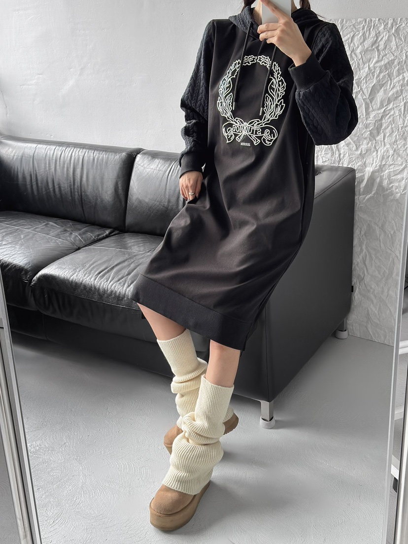 IAAN東大門㊣直郵女士新品休閑熱賣真品職業推薦25秋冬連衣裙iaAn連衣裙