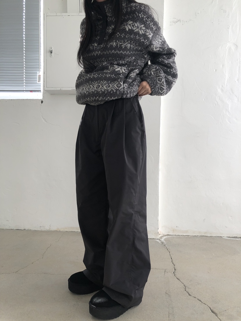 OUVIR東大門㊣直郵女裝新品時尚熱賣推薦人氣休閑褲抓絨保暖O.V.R/OUVIR休閑褲