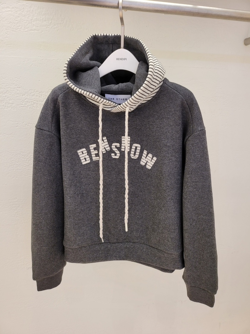 THE OTHER韓國代購㊣女士新款推薦時尚職業熱賣人氣衛衣加絨THE OTHER衛衣圖色1