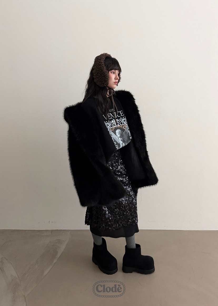 CLODE東大門㊣實拍女裝新款熱賣職業推薦人氣25秋冬時尚長裙CLODE長裙