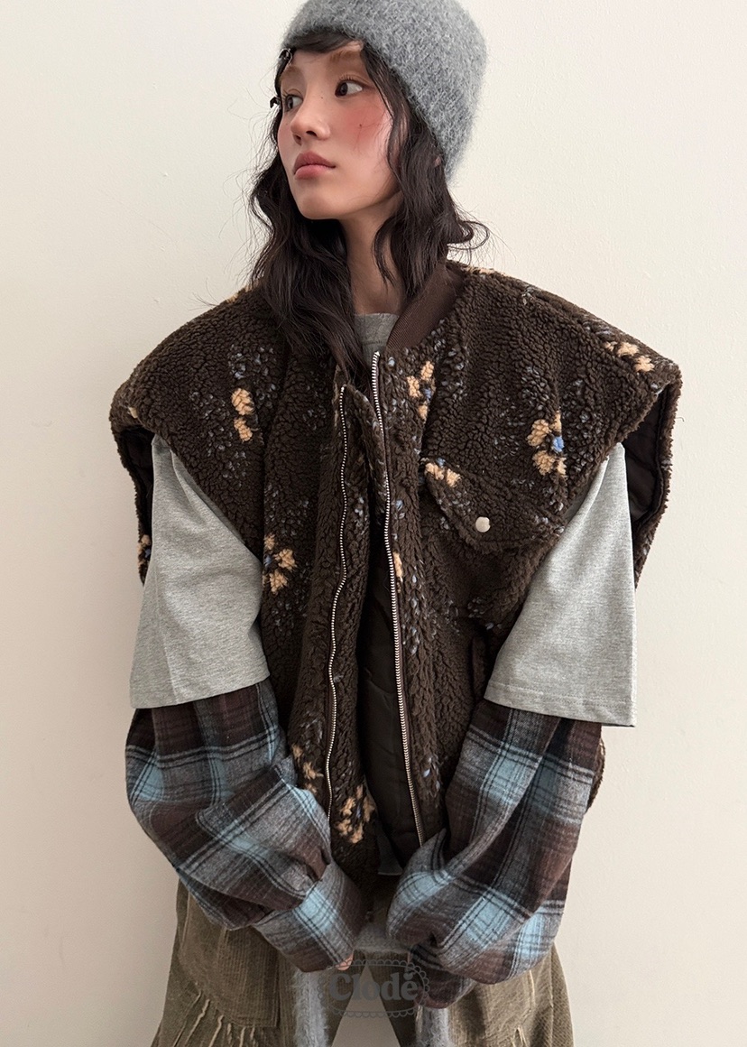 CLODE韓國直郵㊣女士新品25秋冬人氣熱賣休閑真品馬甲不含內搭CLODE馬甲