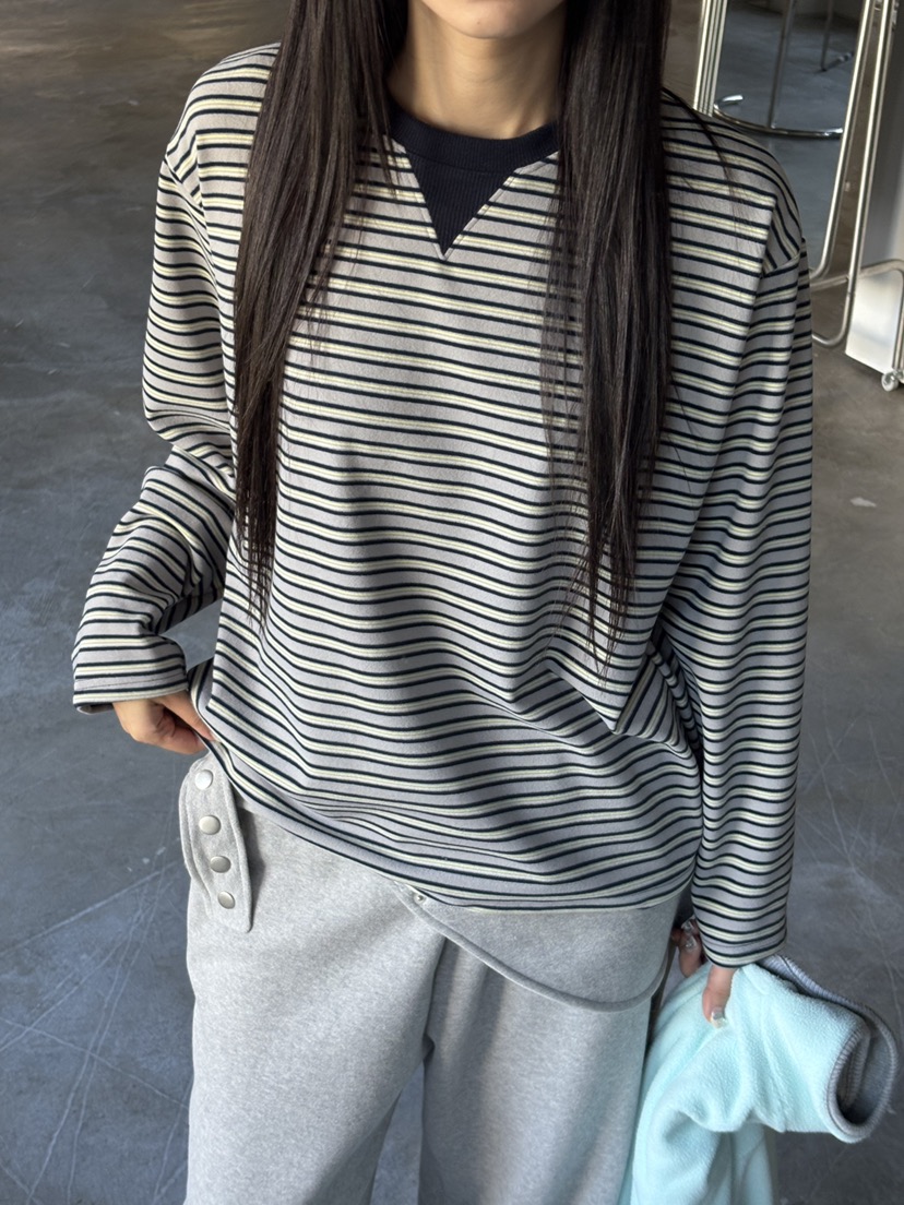 Verbena東大門㊣代購女士新款時尚職業熱賣推薦人氣長袖T恤Verbena長袖T恤