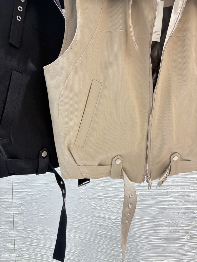 2BOTTLE東大門㊣直郵女士新品推薦休閑時尚熱賣人氣25秋冬馬甲2BOTTLE馬甲