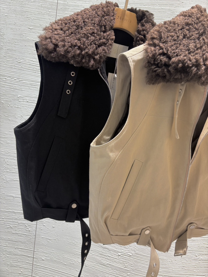 2BOTTLE東大門㊣直郵女士新品推薦休閑時尚熱賣人氣25秋冬馬甲2BOTTLE馬甲