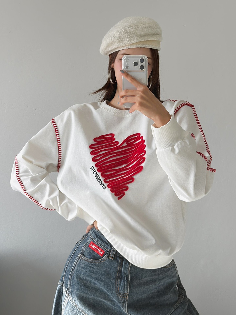 IAAN韓國直郵㊣女裝新款職業推薦25秋冬真品人氣時尚休閑衛衣iaAn衛衣