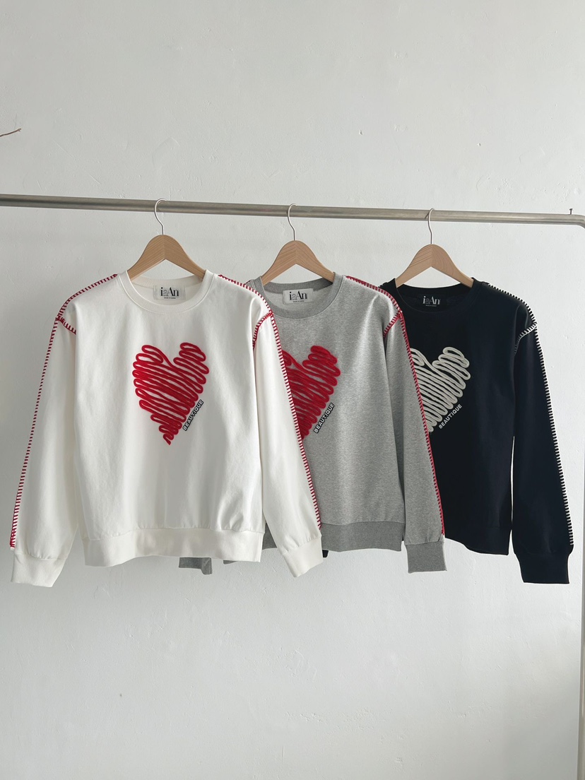 IAAN韓國直郵㊣女裝新款職業推薦25秋冬真品人氣時尚休閑衛衣iaAn衛衣圖色3