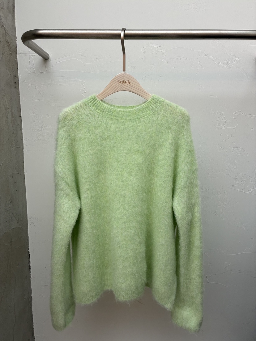 Verbena韓國代購㊣女士新款推薦真品時尚25秋冬職業針織衫羊駝Verbena針織衫圖色1