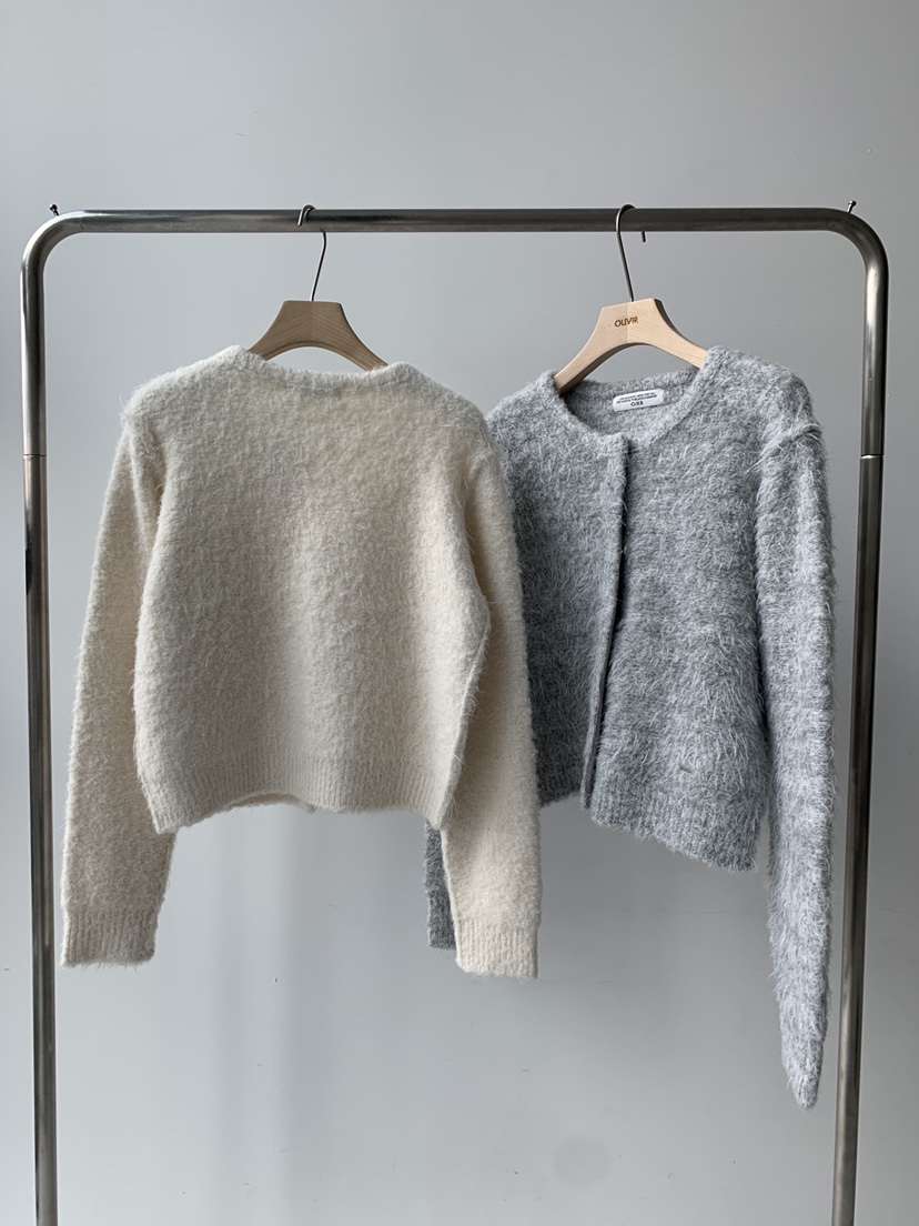 OUVIR韓國代購㊣女裝新款熱賣真品25秋冬推薦休閑人氣針織衫O.V.R/OUVIR針織衫