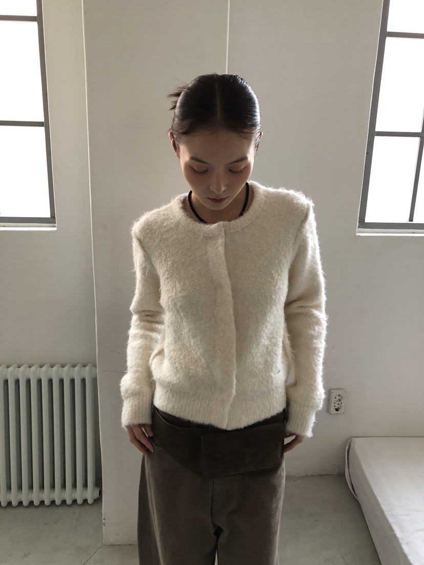 OUVIR韓國代購㊣女裝新款熱賣真品25秋冬推薦休閑人氣針織衫O.V.R/OUVIR針織衫圖色1