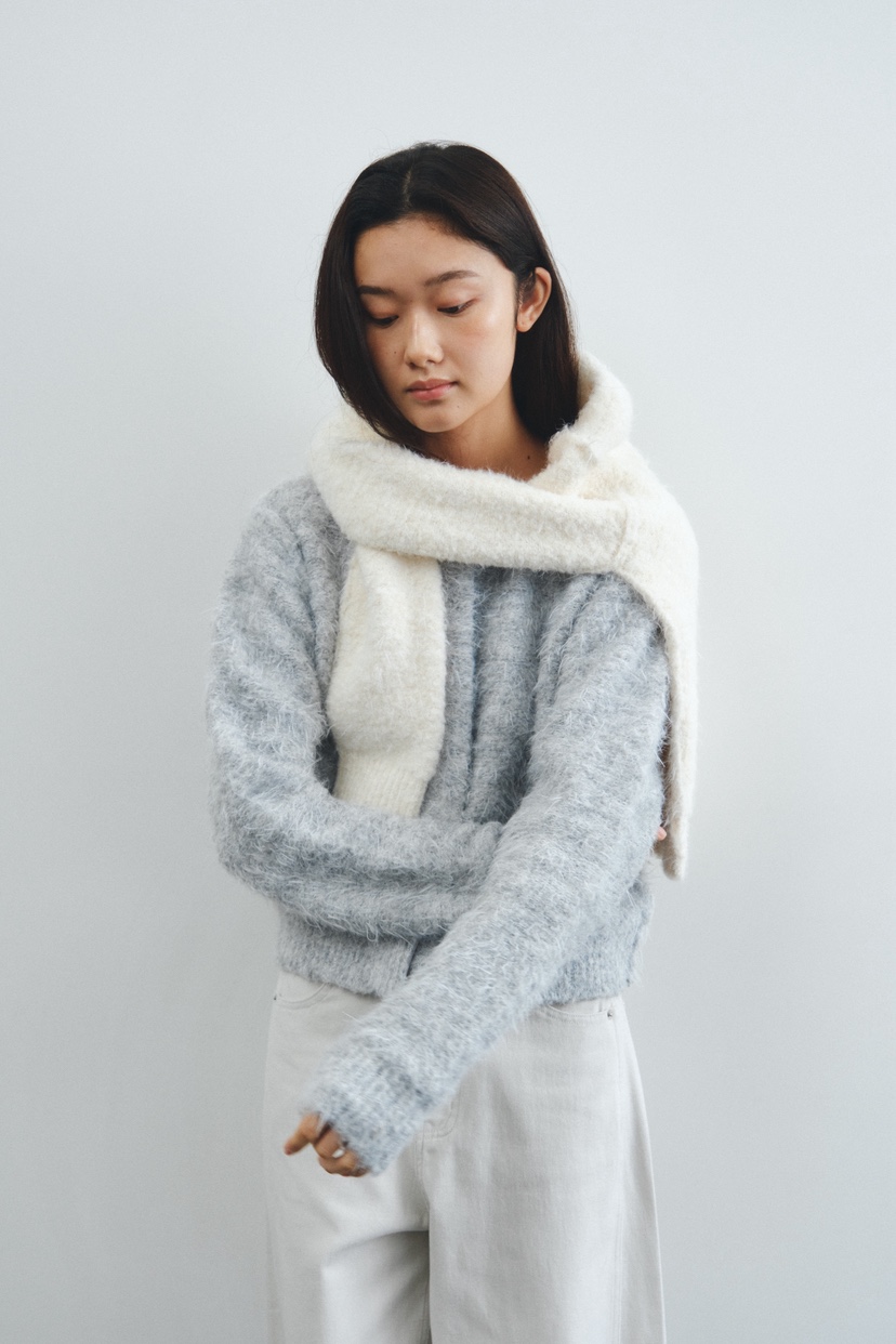 OUVIR韓國代購㊣女裝新款熱賣真品25秋冬推薦休閑人氣針織衫O.V.R/OUVIR針織衫圖色2