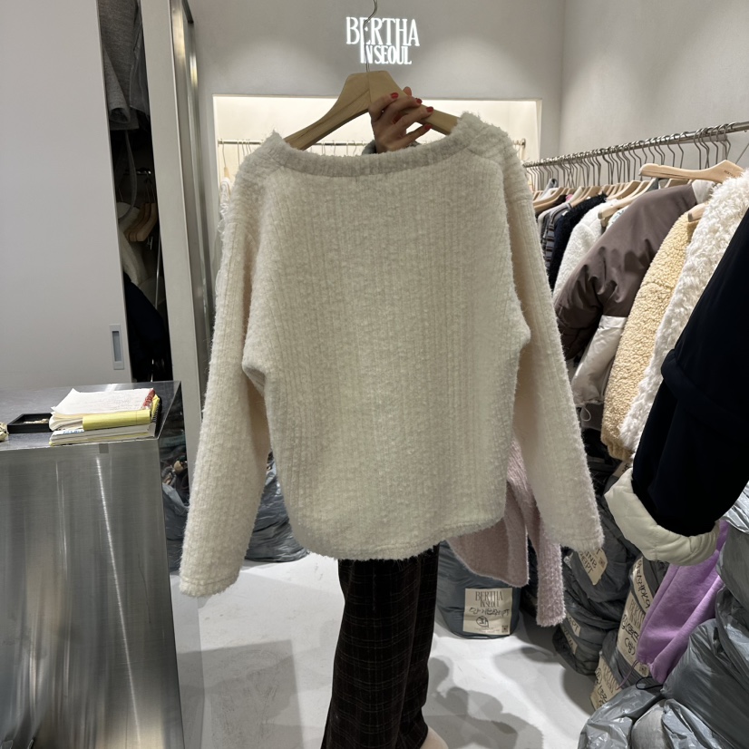 BERTHA東大門㊣直郵女士新品時尚真品職業25秋冬人氣熱賣衛衣BERTHA衛衣
