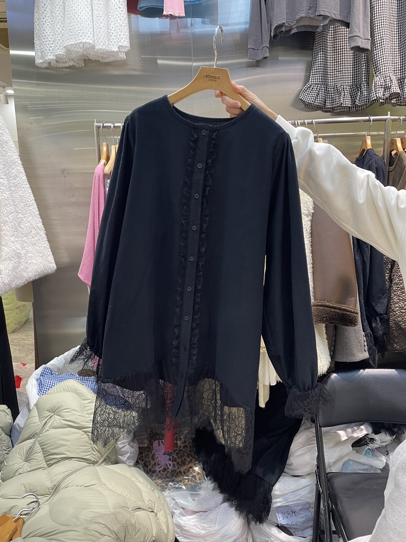 MENDL S東大門㊣實拍女裝新品人氣休閑職業熱賣襯衫蕾絲衫MENDL S襯衫/蕾絲衫圖色2