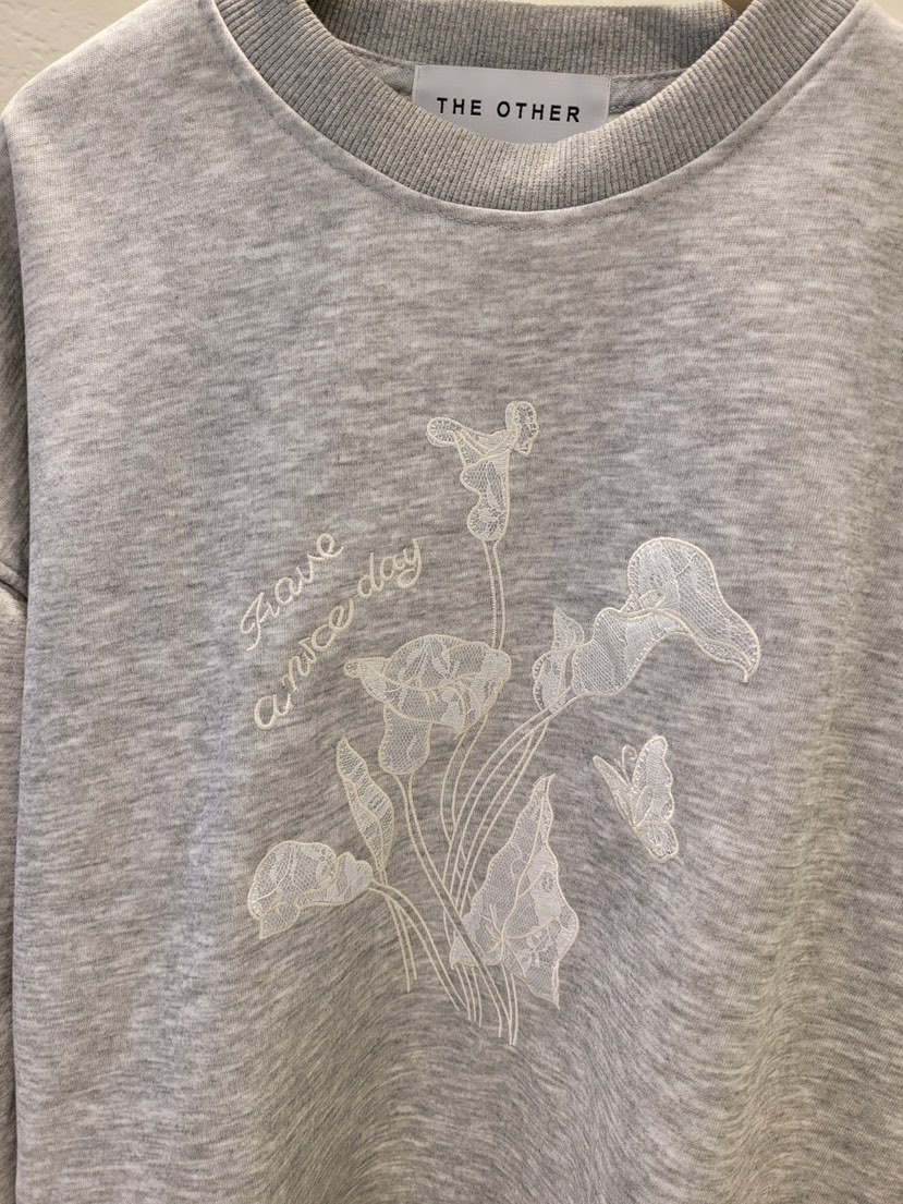 THE OTHER東大門㊣實拍女士新款人氣真品時尚職業衛衣蕾絲THE OTHER衛衣