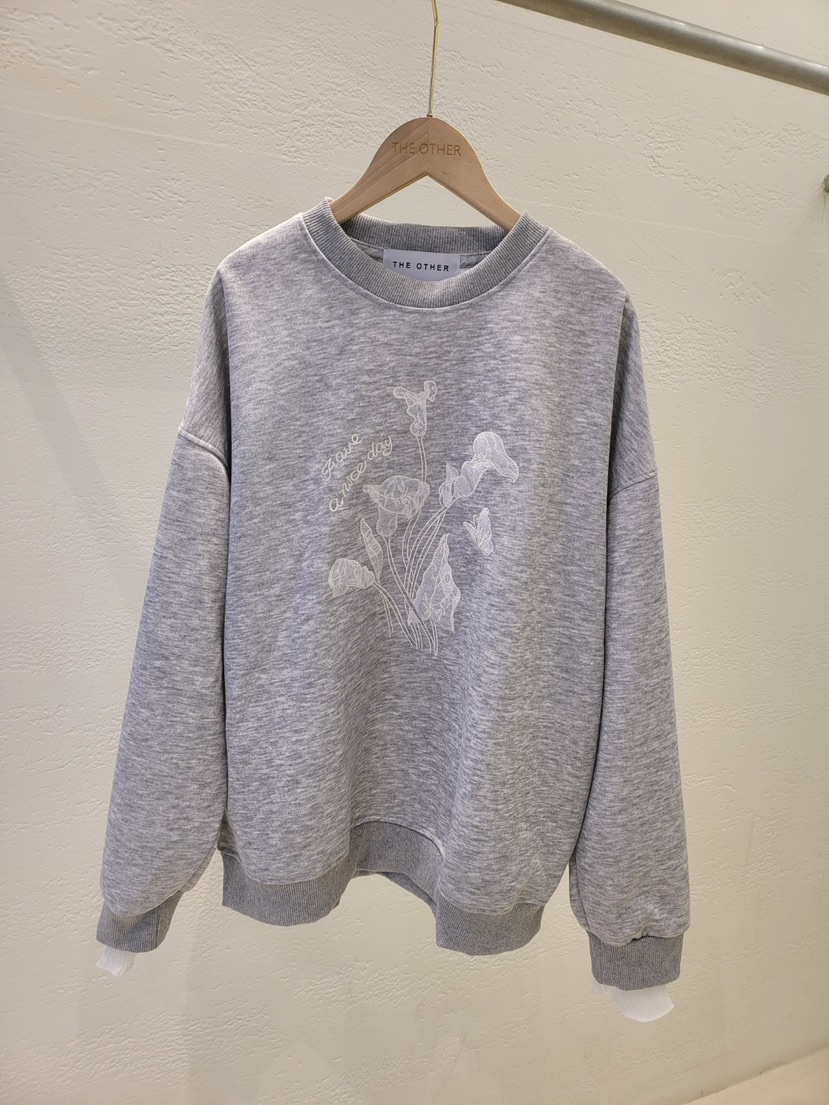 THE OTHER東大門㊣實拍女士新款人氣真品時尚職業衛衣蕾絲THE OTHER衛衣圖色1