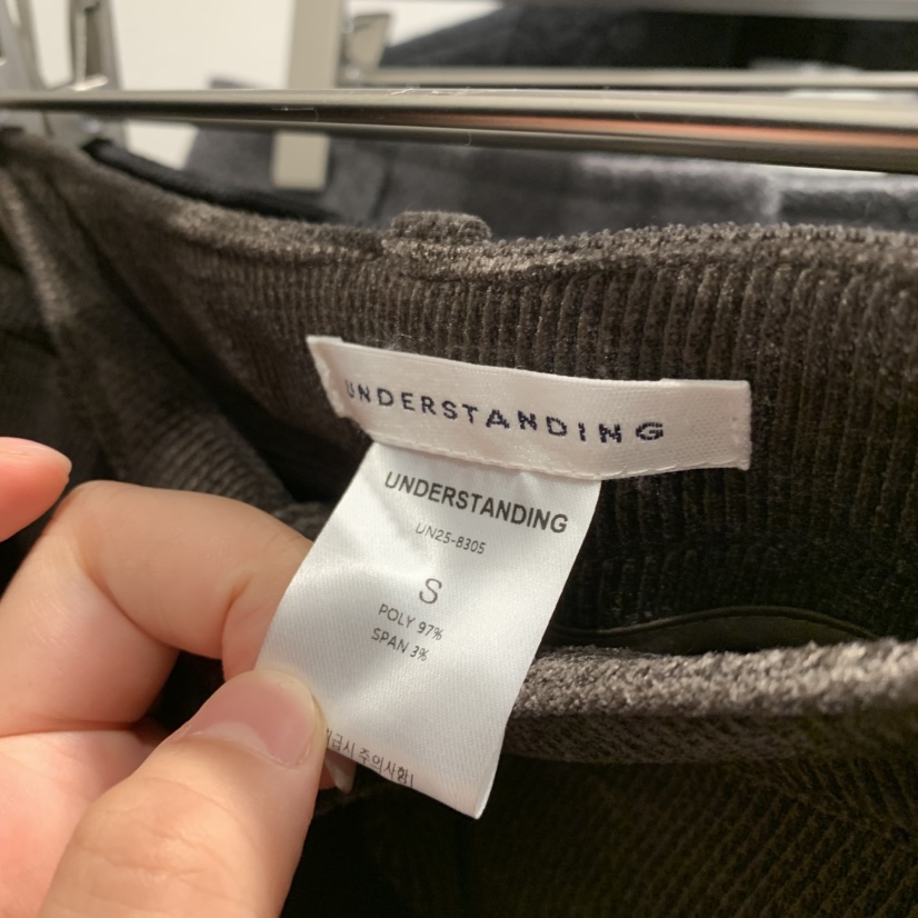 UNDERSTANDING東大門㊣直郵女裝新品真品休閑褲不含腰帶燈芯絨UNDERSTANDING休閑褲