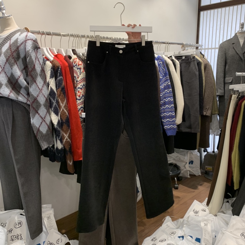 UNDERSTANDING東大門㊣直郵女裝新品真品休閑褲不含腰帶燈芯絨UNDERSTANDING休閑褲圖色2