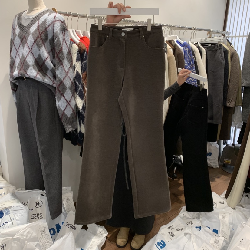 UNDERSTANDING東大門㊣直郵女裝新品真品休閑褲不含腰帶燈芯絨UNDERSTANDING休閑褲圖色3