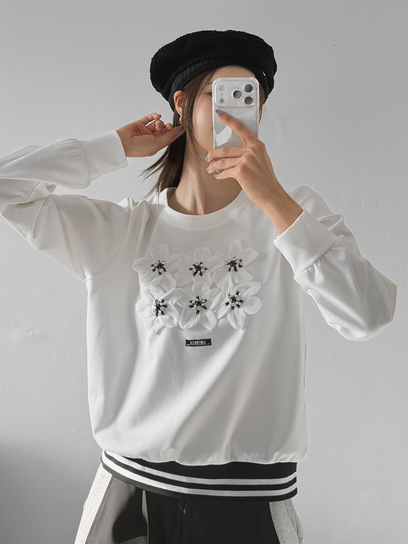 IAAN韓國代購㊣女士新款真品職業推薦熱賣人氣時尚25秋冬衛衣iaAn衛衣圖色1