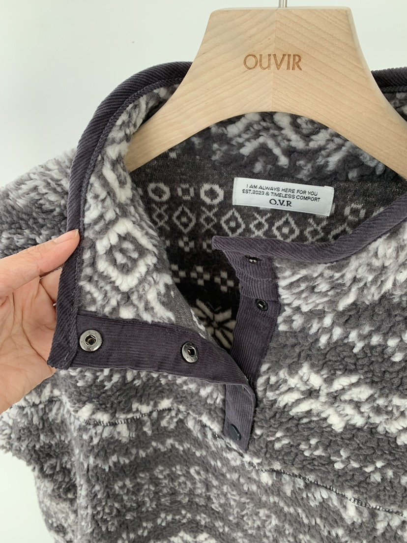 OUVIR東大門㊣直郵女裝新品推薦人氣時尚25秋冬熱賣衛衣抓絨O.V.R/OUVIR衛衣
