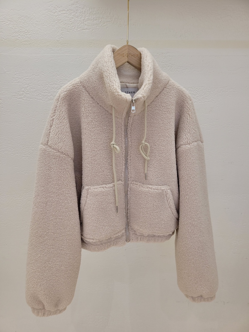 THE OTHER韓國代購㊣女裝新品熱賣25秋冬人氣休閑夾克可愛的THE OTHER夾克圖色1