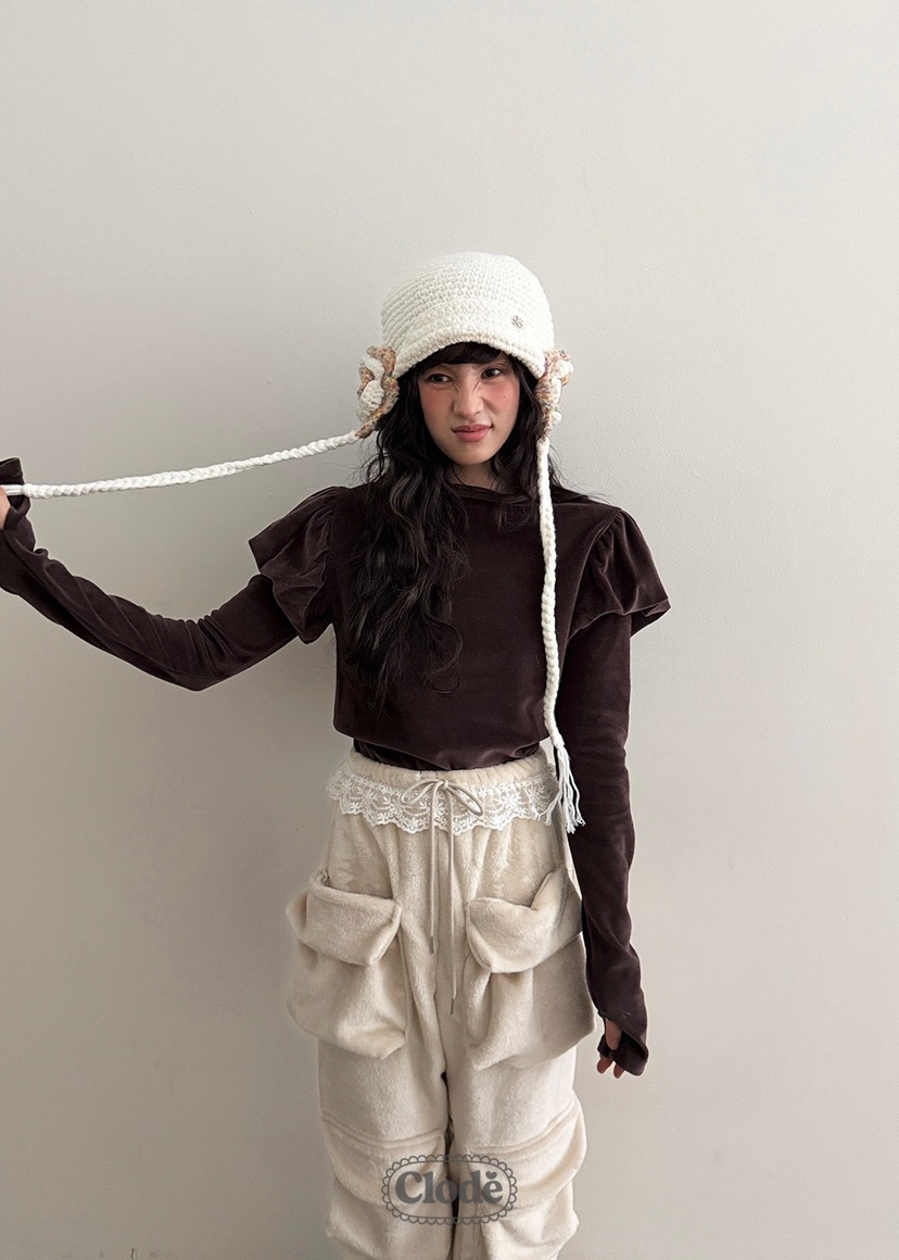 CLODE東大門㊣直郵女士新品25秋冬時尚職業人氣推薦長袖T恤CLODE長袖T恤