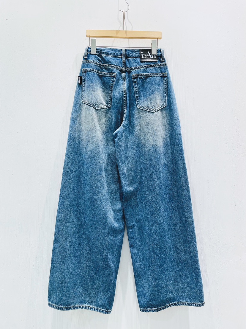 IAAN東大門㊣實拍女士新品真品25秋冬時尚人氣熱賣職業牛仔褲iaAn牛仔褲