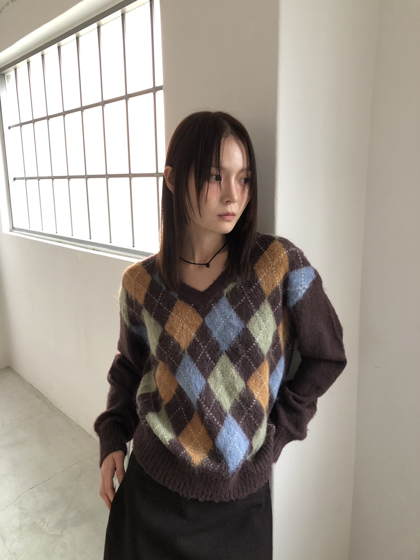 OUVIR東大門㊣實拍女裝新款熱賣推薦真品職業時尚25秋冬針織衫O.V.R/OUVIR針織衫圖色2