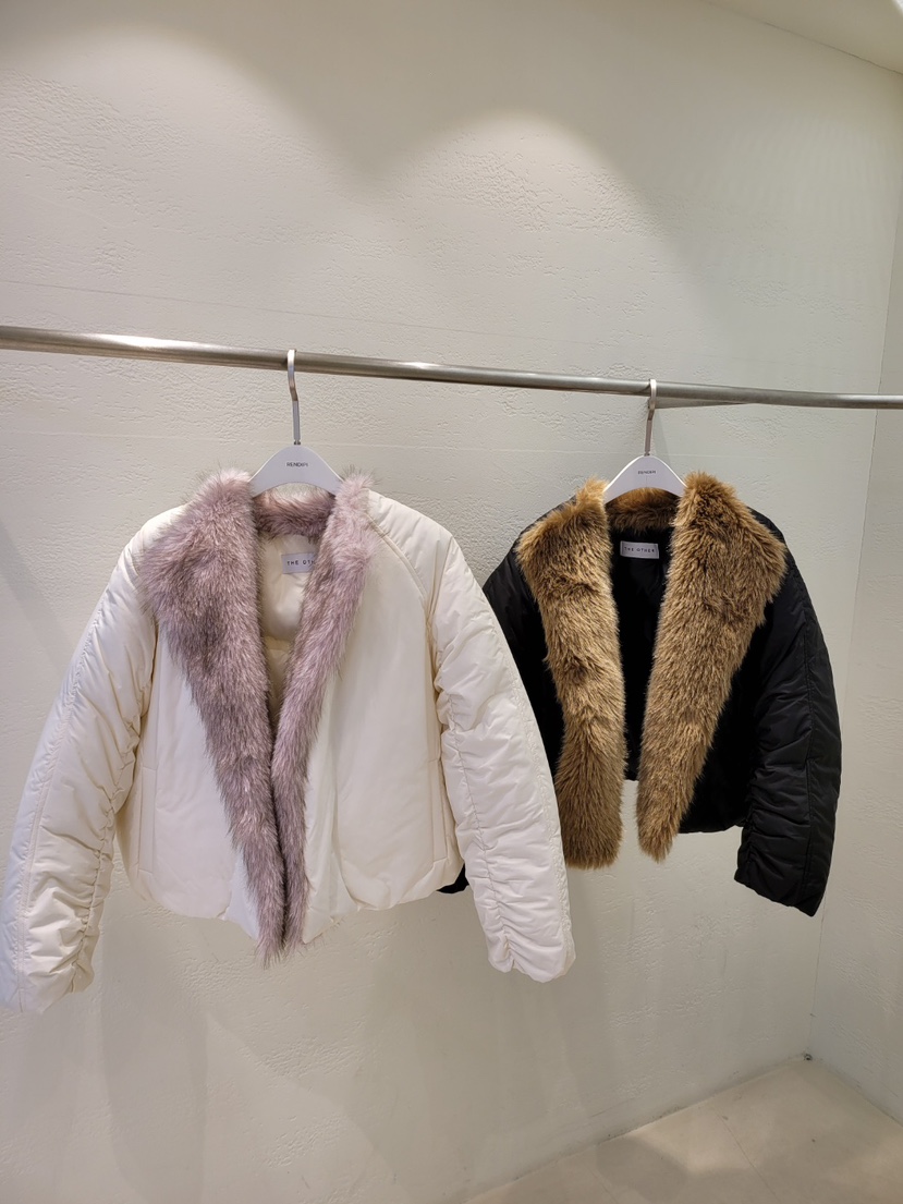 THE OTHER東大門㊣代購女士新款職業真品人氣休閑短款棉服THE OTHER短款棉服