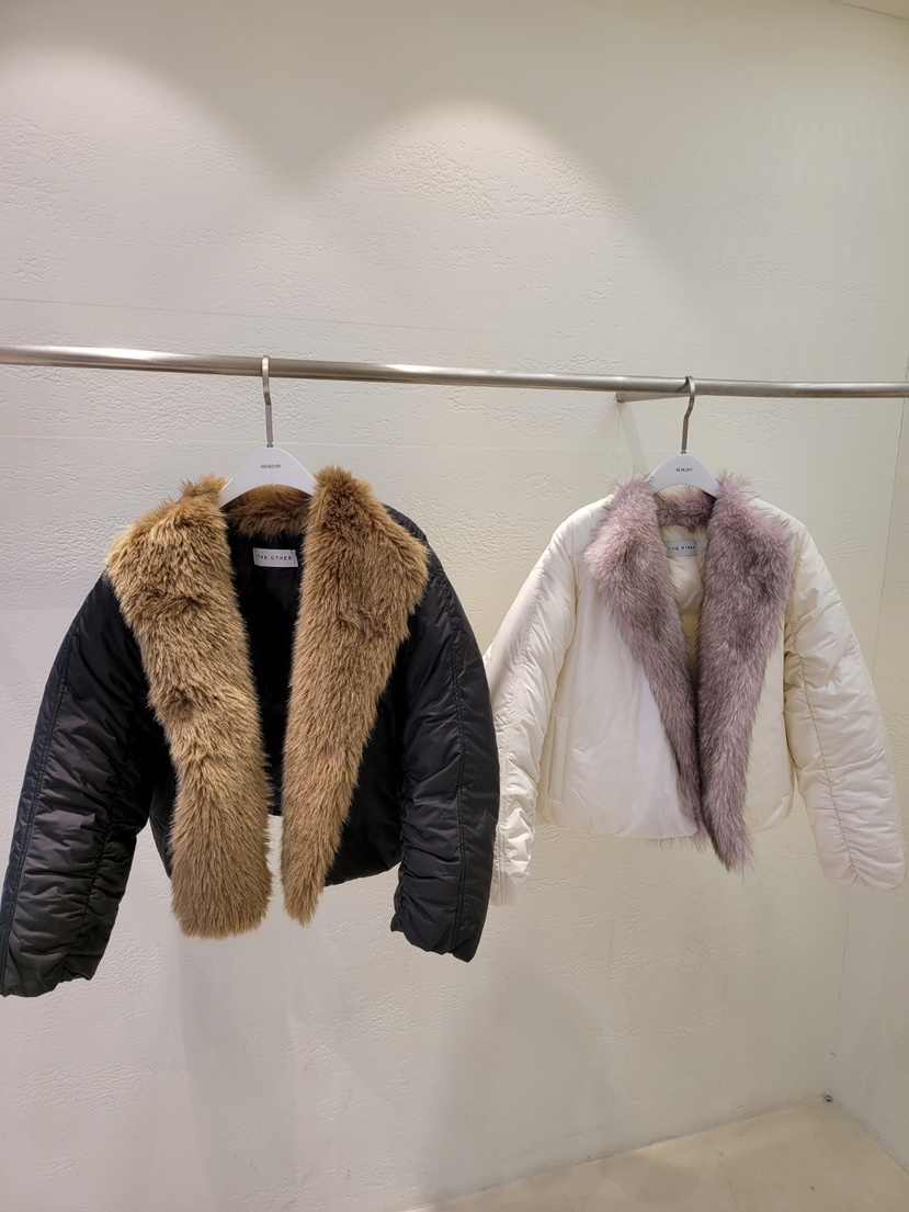 THE OTHER東大門㊣代購女士新款職業真品人氣休閑短款棉服THE OTHER短款棉服