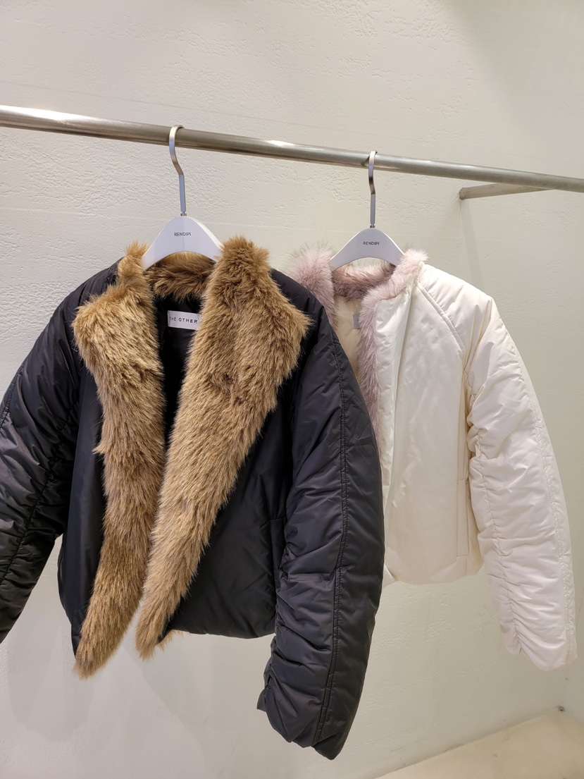 THE OTHER東大門㊣代購女士新款職業真品人氣休閑短款棉服THE OTHER短款棉服