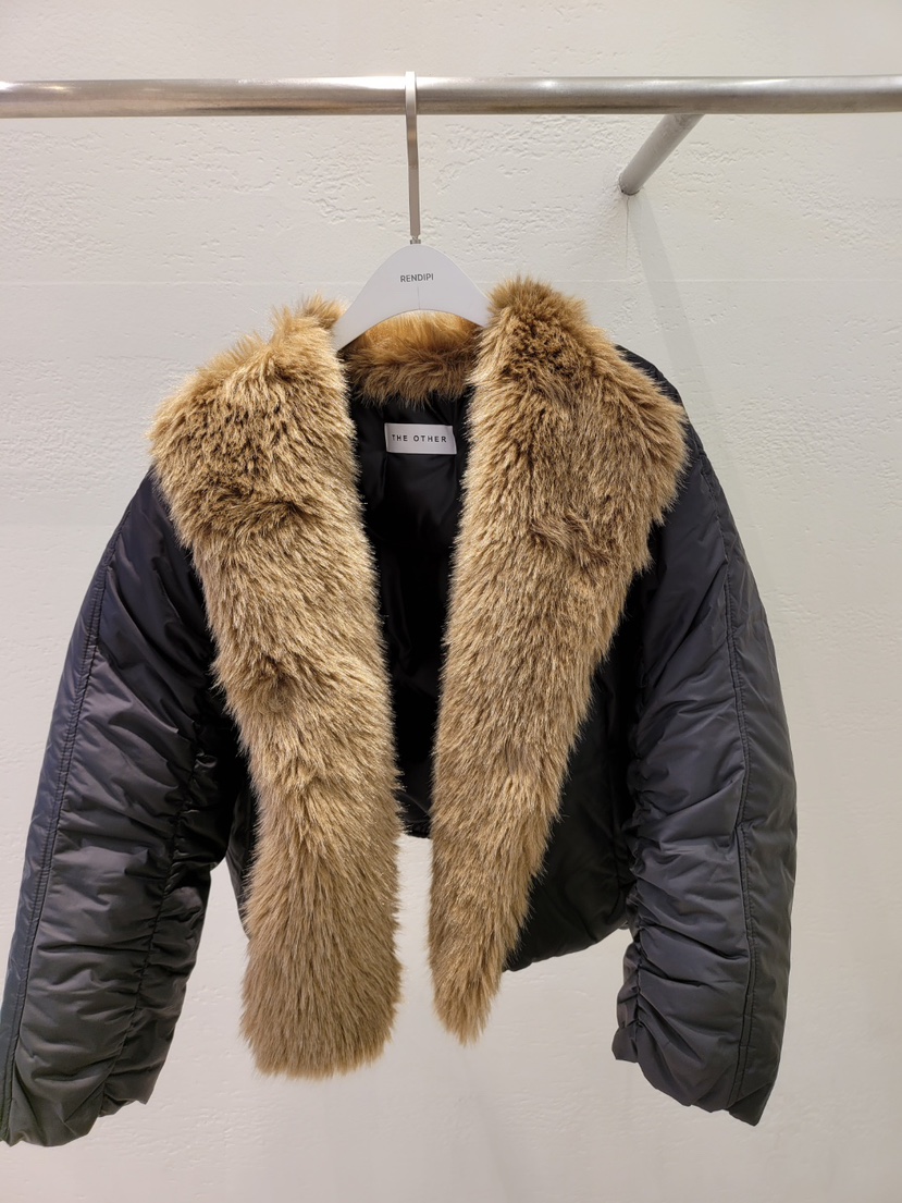 THE OTHER東大門㊣代購女士新款職業真品人氣休閑短款棉服THE OTHER短款棉服圖色2