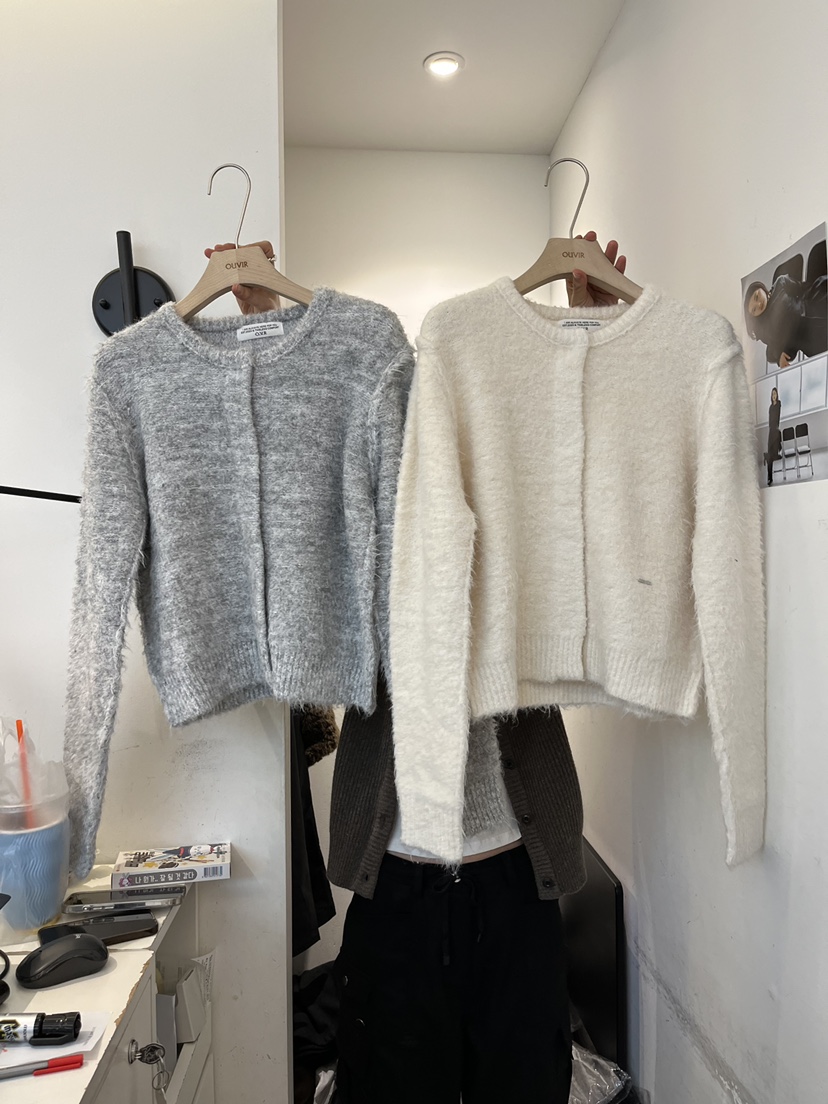 OUVIR東大門㊣實拍女裝新品職業休閑25秋冬人氣推薦真品針織衫O.V.R/OUVIR針織衫