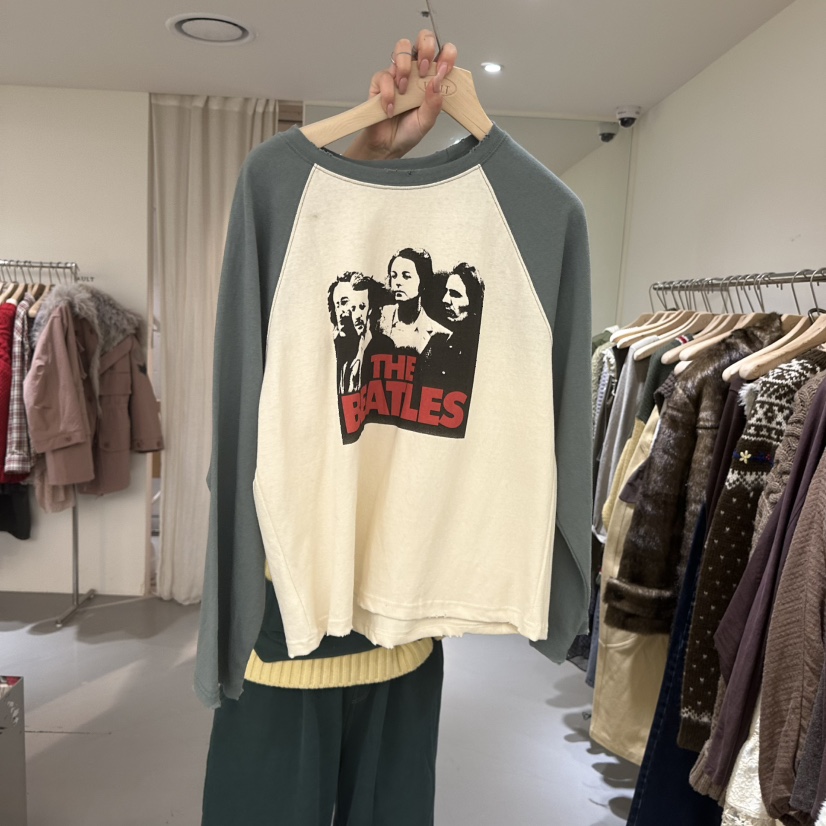 VAULT東大門㊣代購女裝新品25秋冬推薦職業休閑熱賣長袖T恤VAULT長袖T恤圖色2