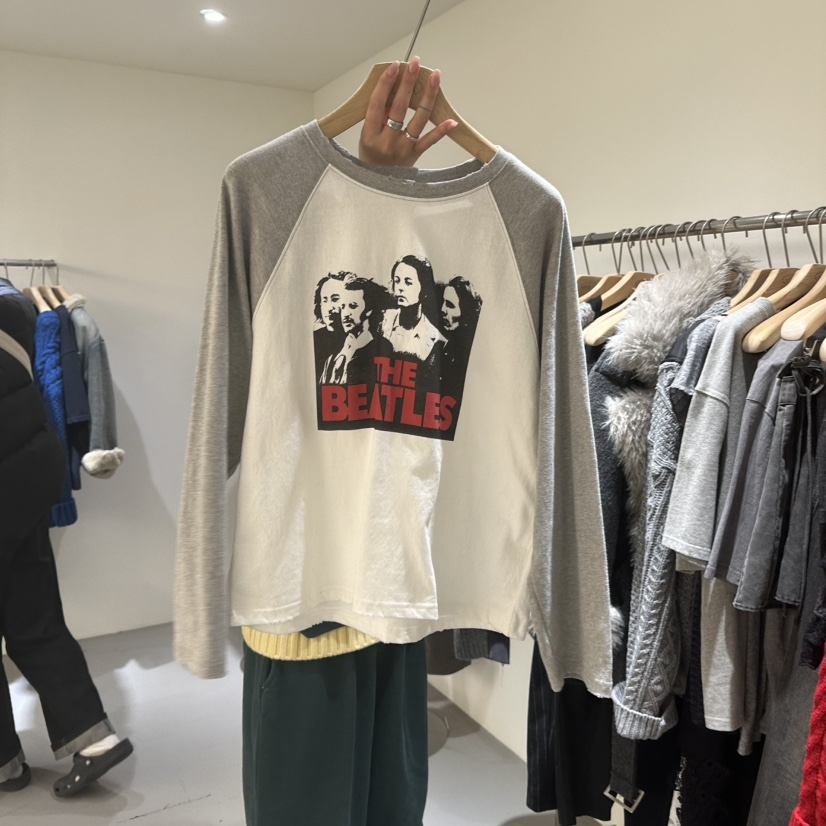 VAULT東大門㊣代購女裝新品25秋冬推薦職業休閑熱賣長袖T恤VAULT長袖T恤圖色3