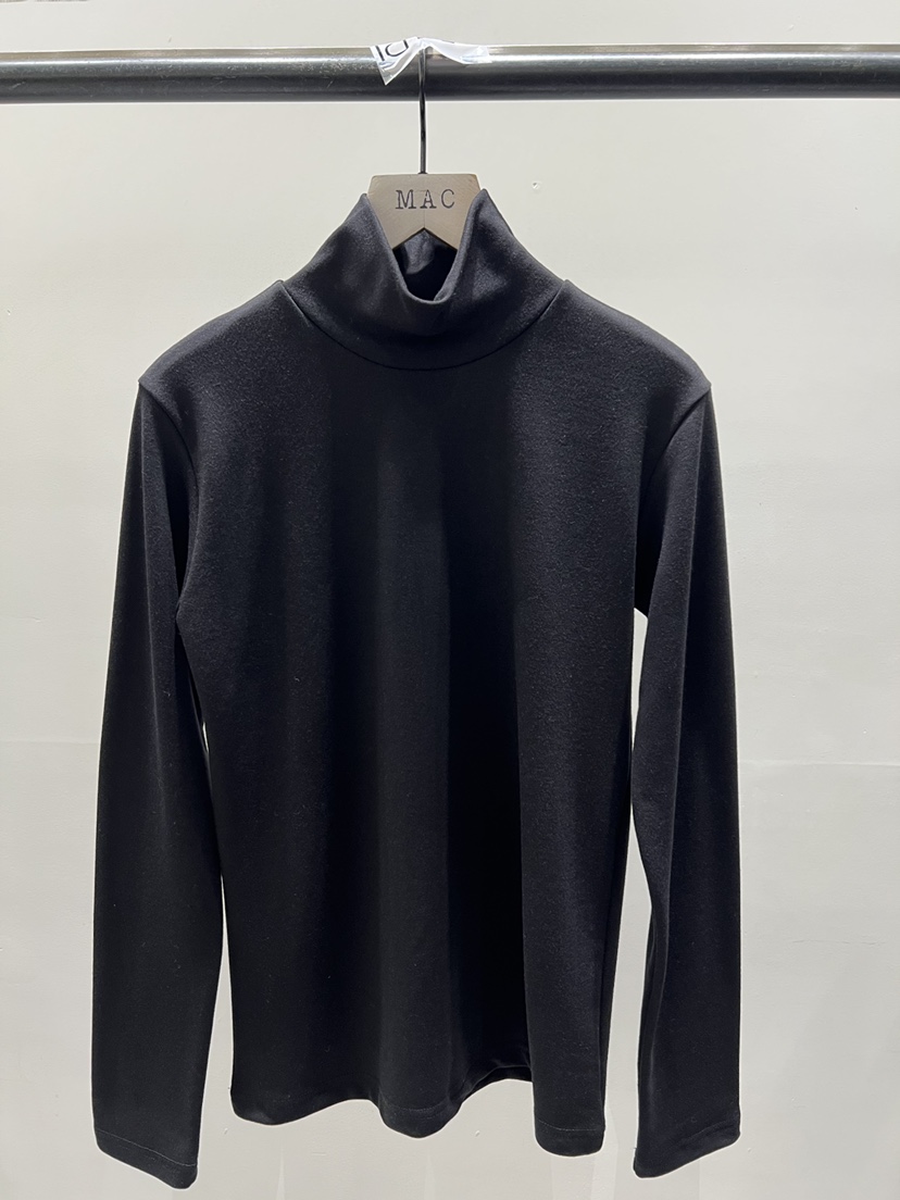 MAC東大門㊣直郵女士新款休閑時尚職業人氣真品長袖T恤高領THE FORWARD MAC長袖T恤圖色2黑色