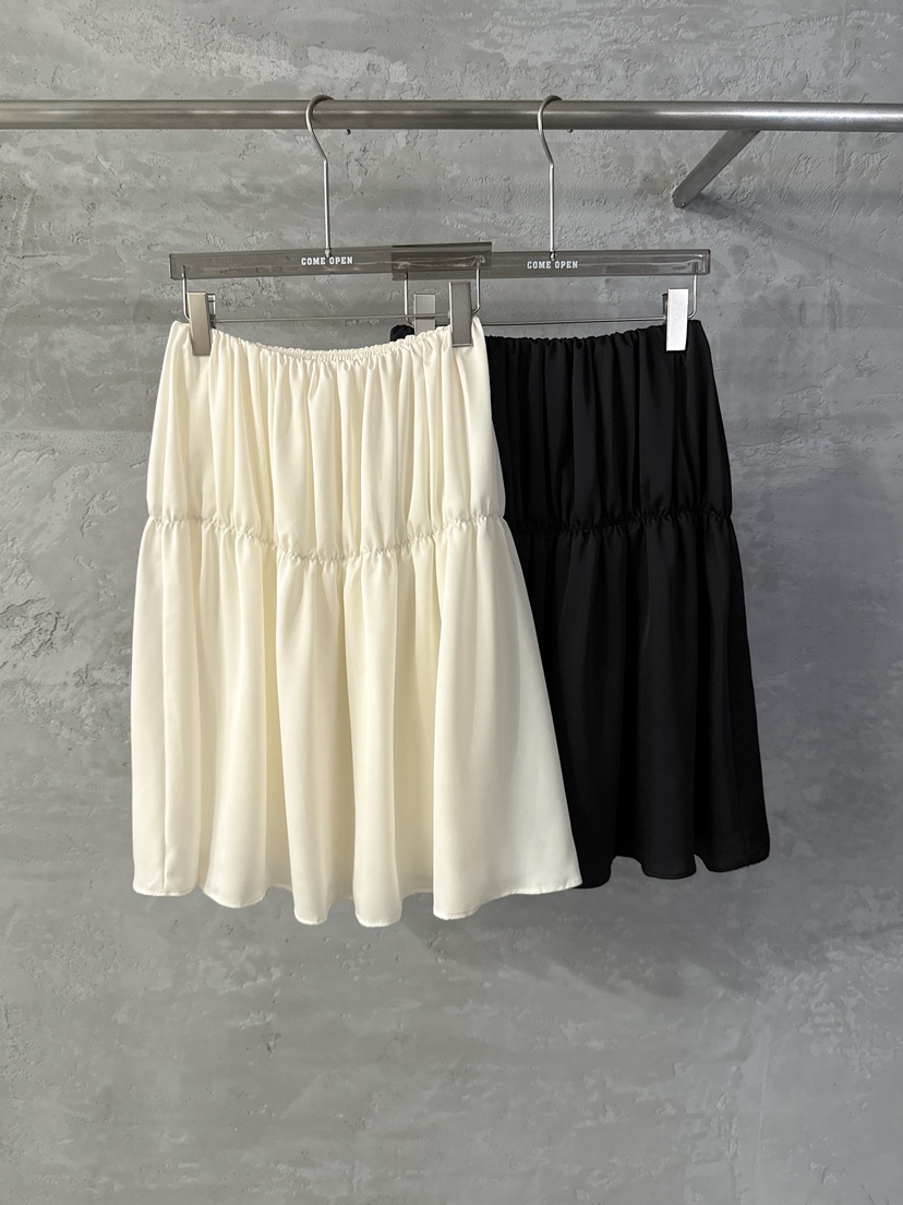 COME OPEN東大門㊣實拍女裝新品時尚休閑半身裙中短裙褶皺COMP-(COME OPEN)半身裙/中短裙